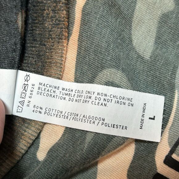 LAT Apparel But God Camo Short Sleeve Shirt Size Large - Picture 4 of 6